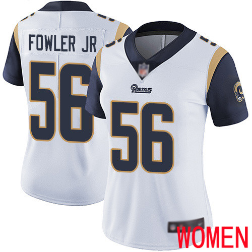 Los Angeles Rams Limited White Women Dante Fowler Jr Road Jersey NFL Football 56 Vapor Untouchable
